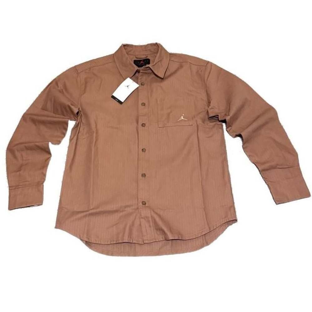 NIKE AIR JORDAN LOOSE-FIT/BUTTON DOWN MEN'S SHIRT SIZE: SMALL